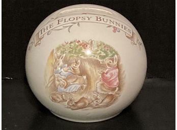 Vintage Beatrix Potter The Flopsy Bunnies Royal Albert Bone China Bank