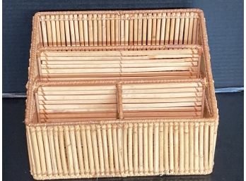 Wood/Bamboo Desktop/Countertop Mail Organizer