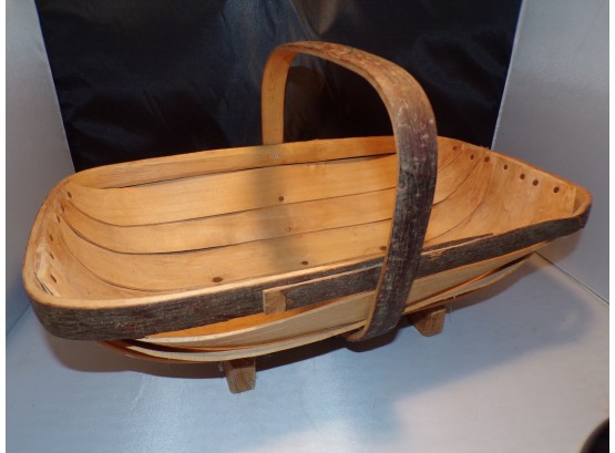 Handmade English Wood Basket