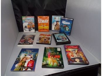 Lot Of 10 DVD Children's Movies