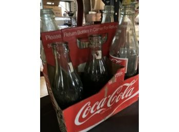 Vintage Coke Bottle Different Size Bottles