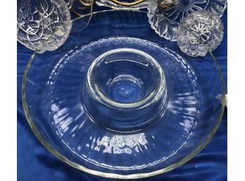 Sectioned Serving Platters And Misc Bowls