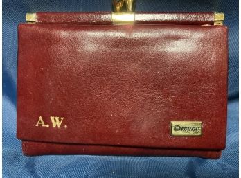 Vintage All Leather Mano Coin/money Purse Nice Condition