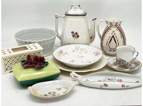 Creamware, Ironstone, Staffordshire And More Fine English Porcelain