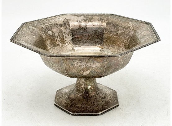A Large Vintage Reed & Barton Sterling Silver Footed Fruit Bowl