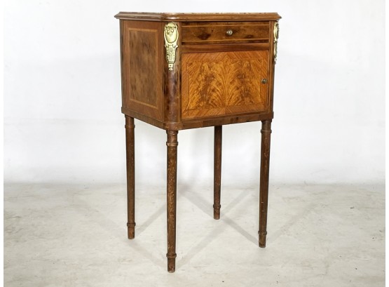 A 19th Century Marble Top Humidor With Ormolu Trim