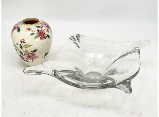 Crystal By Val St. Lambert And Porcelain By Lenox