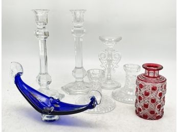 Murano Art Glass, Cranberry Glass And More Crystal