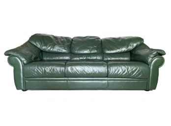 A Vintage Leather Sofa By Natuzzi