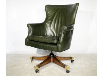 A Leather Executive Chair By Smith & Watson Of NY