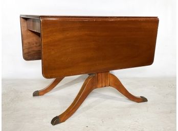 A Duncan Phyfe Style Drop Leaf Side, Or Small Dining Table