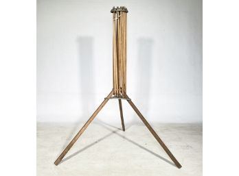 An Antique Wood Drying Rack