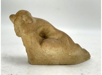 A Vintage Soft Stone Carving