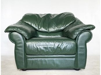 A Vintage Natuzzi Leather Chair