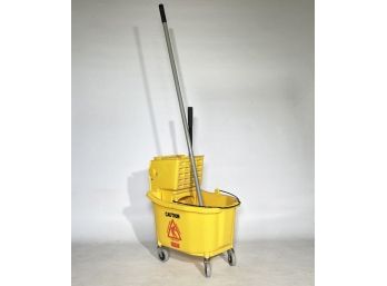 A Professional Mop Bucket And Mop