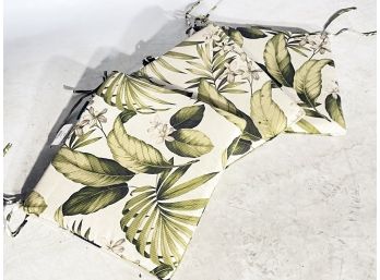 A Set Of 3 Foliage Print Cushions