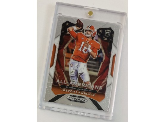 Trevor Lawrence RC 2021 Panini-Prizm Draft Picks 'All Americans' Featured Rookie Card