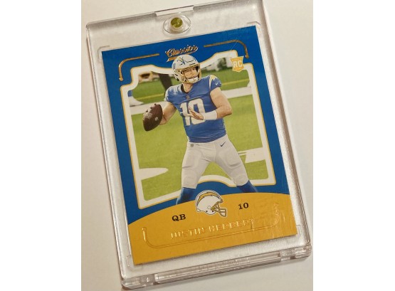 Justin Herbert RC 2020 Panini-Chronicles Classics Featured Rookie Card