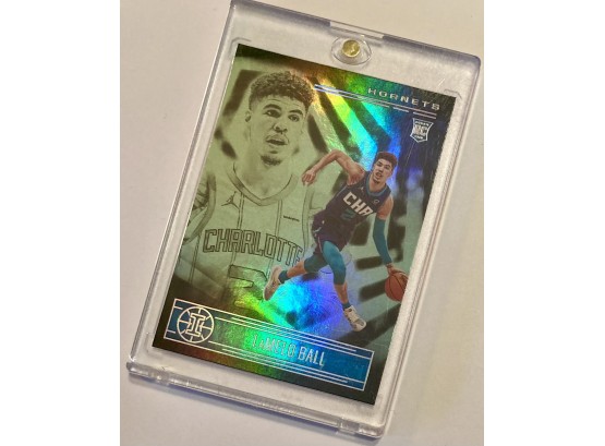 LaMelo Ball RC '20-21 Panini-Illusions Featured Rookie Emerald Green Parallel