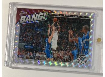 LeBron James '20-21 Panini-Mosaic Basketball Mosaic Prizm 'BANG!' Insert Card