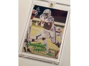Jonathan Taylor RC 2020 Panini Chronicles Luminance Green Parallel Featured Rookie Card