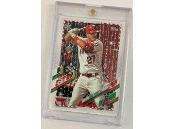 Mike Trout 2021 Topps Holiday Baseball