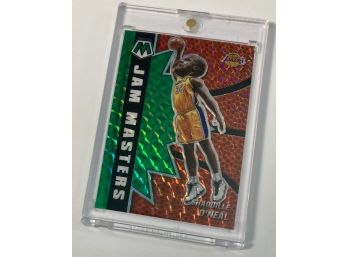 HOF Shaquille O'Neal '20-21 Mosaic Basketball 'Jam Sessions' Green Mosaic Prizm