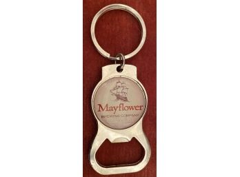Mayflower Brewing Company Craft Beer Plymouth MA Keyring Bottle Opener