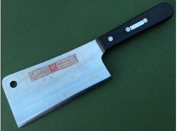 ZWILLING J. A. HENCKLES GERMANY MEAT CLEAVER: Professional Chopper, Ice Hardened, Knife