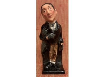 Vintage Royal  Doulton England Mr Stiggins Porcelain Figurine 4 Inch H Charles Dickens The Pickwick Papers
