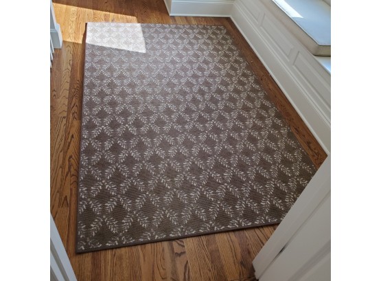Large Area Rug In Great Condition #3 Of 3 Of The Same Brown Pattern Rug & Non- Slip Underpadding Too! 8' X 5'