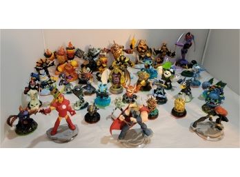 Collection Of Skylanders And Disney Infinity Figures