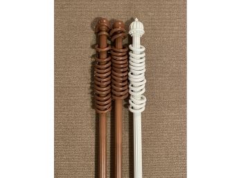Curtain Rods With Full Ring Sets (14 Each)