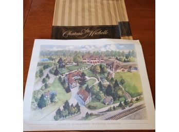 Frameable Color Print Of Chateau Ste. Michelle Winery- Woodinville, Washington