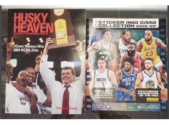Basketball Magazines -Husky Heaven- 2004 National Champions & NBA Sticker & Card Collection