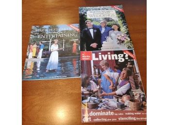 3 Funny Martha Stuart Parody Magazines- Weddings, Entertaining & Living!!