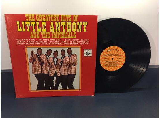 Little Anthony And The Imperials. The Greatest Hits Of On 1965 Roulette Records Mono. First Pressing Vinyl.