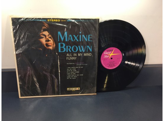 Maxine Brown. All In My Mind. Funny On 1961 Guest Star Records Stereo.