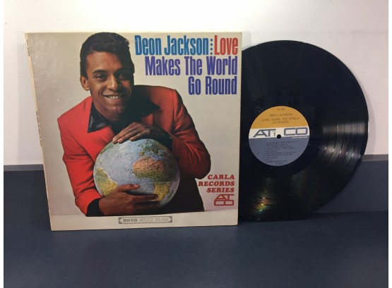 Deon Jackson: Love Makes The World Go Round On 1966 Atco Carla Record Series Records Mono.
