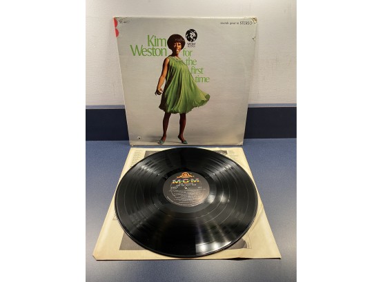 Kim Weston. For The First Time On 1966 MGM Records Stereo. First Pressing Deep Groove Vinyl.