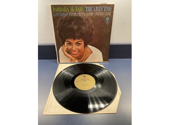 Barbara McNair. The Livin' End On 1964 Warner Bros Records. First Pressing Vinyl In Original Inner Sleeve.