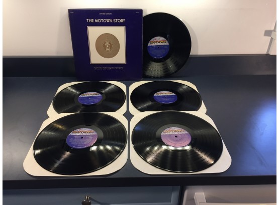 The Motown Story. Limited Edition Five (5) LP Record Box Set On 1970 Motown Records Stereo.