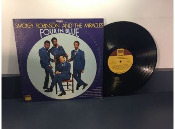 Smokey Robinson & The Miracles. Four In Blue On 1969 Tamla Records Stereo. Vinyl In Original Inner Sleeve.