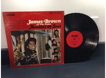 James Brown. At The Organ. Handful Of Soul On 1966 Smash Records Stereo. First Pressing Deep Groove Vinyl.
