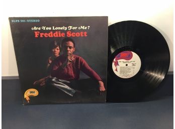 Freddie Scott. Are You Lonely For Me? On 1969 Shout Records Stereo. First Pressing Vinyl.