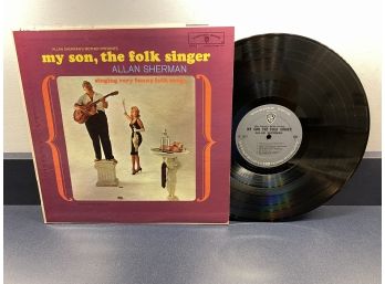 Allan Sherman. My Son, The Folk Singer On 1962 Warner Bros Records Mono.