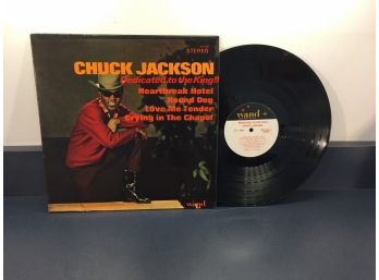 Chuck Jackson. Dedicated To The King!! On 1966 Wand Records Stereo.  First Pressing Vinyl.
