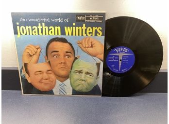 The Wonderful World Of Jonathan Winters On 1960 Verve Records Celebrity Series Mono.