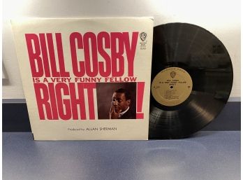 Bill Cosby Is A Very Funny Fellow Right! 0n 1963 Warner Bros. Records Mono. First Pressing Vinyl.