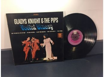 Gladys Knight & The Pips. Feelin' Bluesy On 1968 Soul Records Stereo. First Pressing Vinyl.